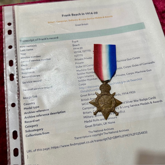 Ref: XXX - WW1 1914/ 15 Star.